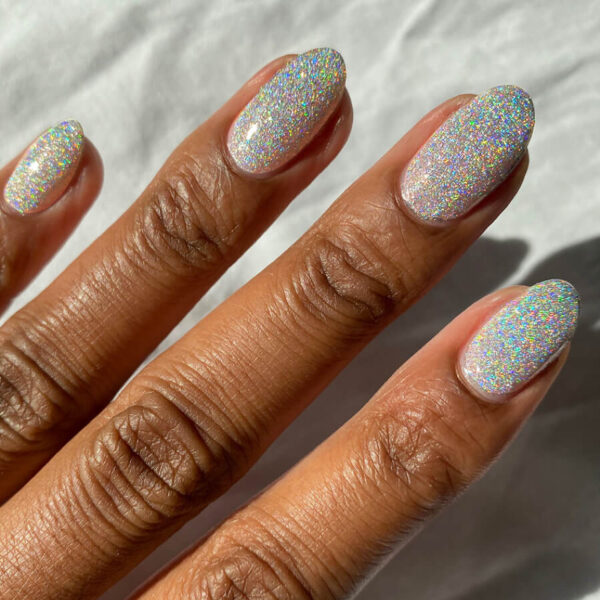 Silver Holo Nail Polish